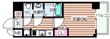 【間取り】 | プレサンス梅田東グラッド
