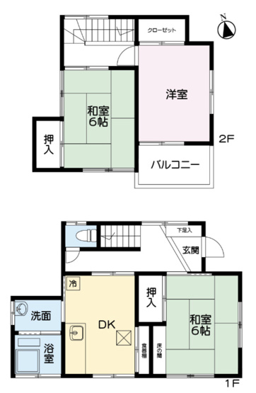 【間取り】 | 北本市石戸4丁目　中古戸建
