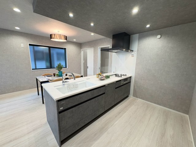 垂水区桃山台3丁目　新築戸建て　2号地のキッチン|キッチンでお料理をお楽しみください