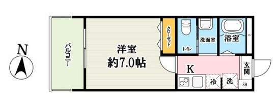 サンフレッシュ吉川の間取り