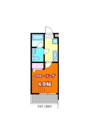 フィユフラッツ川越南の間取り