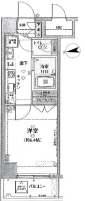 スパシエフィールドS新都心の間取り