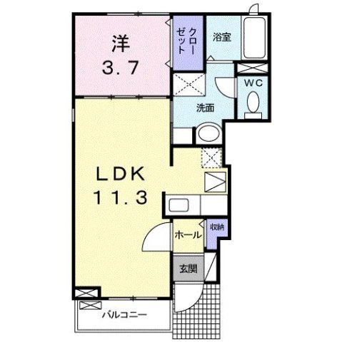 メモワールの間取り