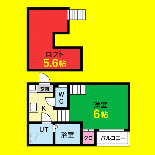 PASIONES 1　名古屋市賃貸　仲介手数料無料の間取り