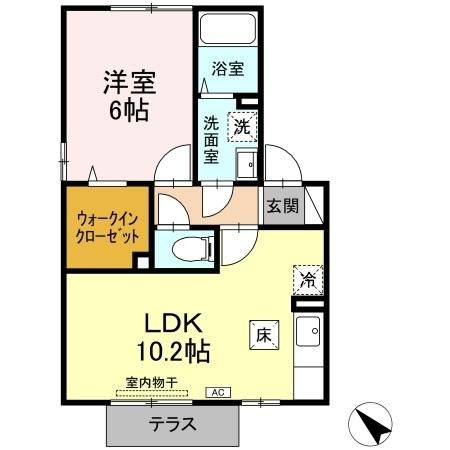 レジデンス'95 E棟の間取り