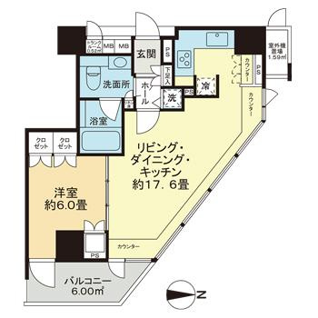 シティタワー四谷の間取り
