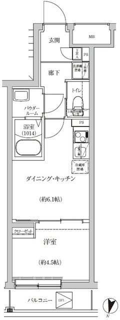 ＲＥＧＯＬＩＴＨ　ＩＫＥＧＡＭＩの間取り