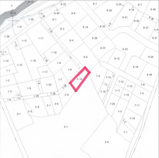 【区画図】 | 弘前市松原東一丁目・中古住宅 | 公図です。