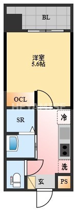 デ・クメール寺町通りの間取り