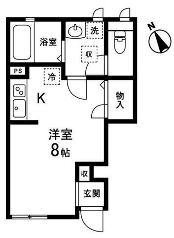 プレジール日進の間取り