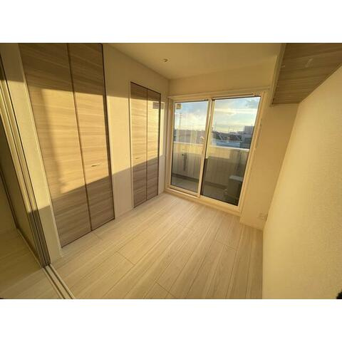 藤沢市高倉のアパートの寝室