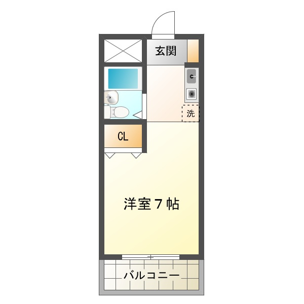 パルメゾン西脇の間取り