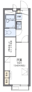 【間取り】 | レオパレス砂漠のバラ