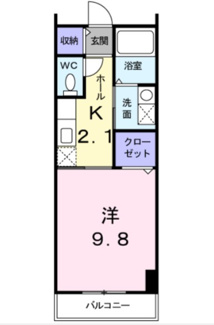 【間取り】 | キュ－ズ・リヴィエ－ル | 間取りです。