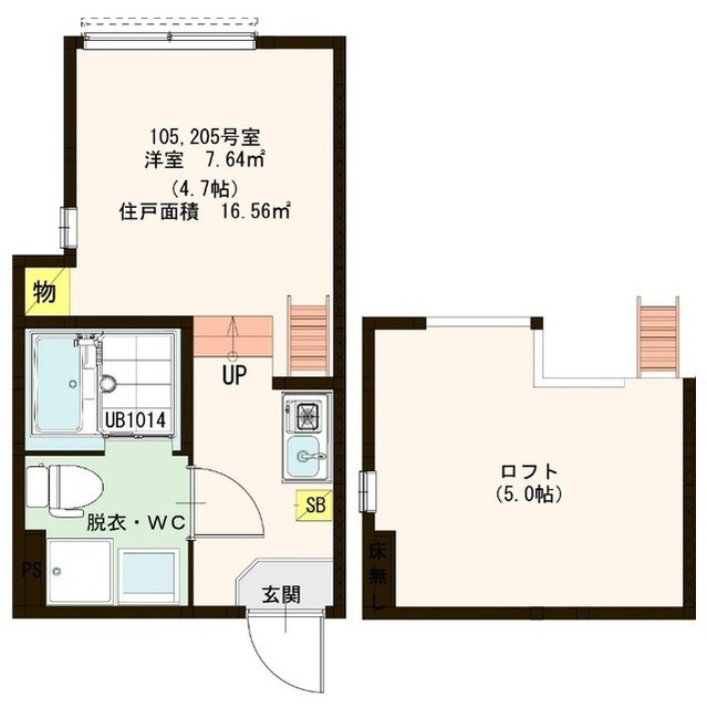 JOY CUBE の間取り