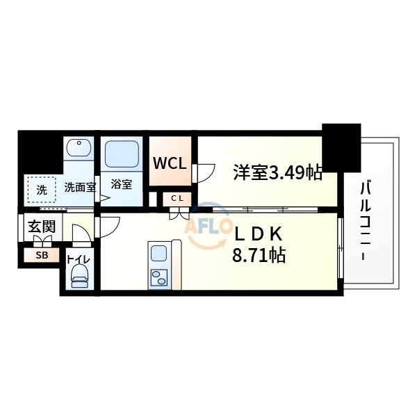 サムティ京橋Clearの間取り|サムティ京橋Ｃｌｅａｒ　間取り