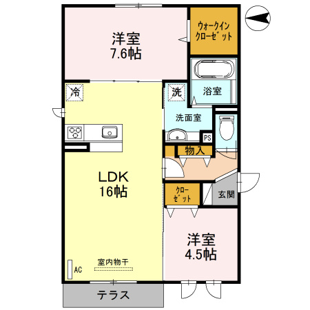 【間取り】 | カーサ ベラ ルーナ