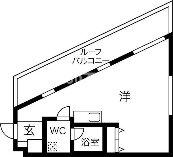クレアキューブ正木町の間取り