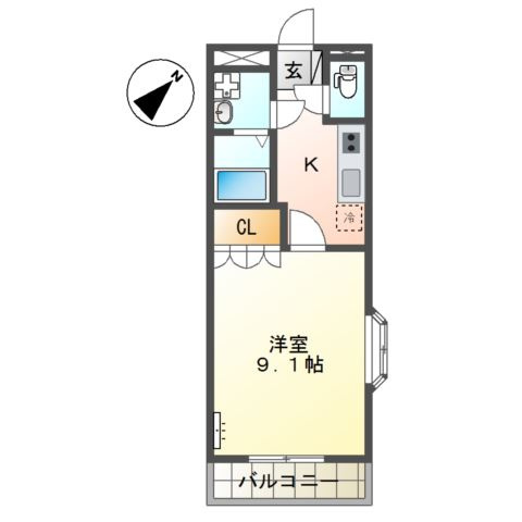 ミストラルⅢの間取り