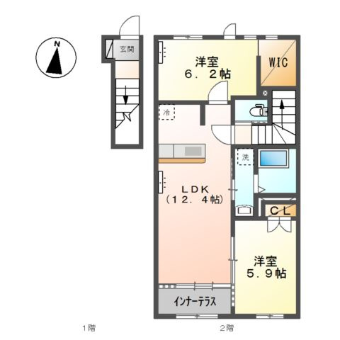 シェランデＳＡＩの間取り