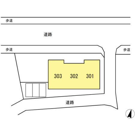 松本ビルの区画図