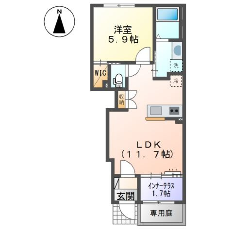 ｃａｓａ　ｅｓｔｅ唐津Ⅰの間取り