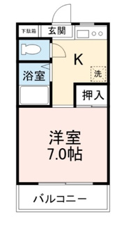 【間取り】 | カクイコーポラス | 間取りです。