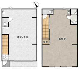【間取り】 | 和泉市池上町1丁目新築ガレージハウス | この間取りが2戸あります。