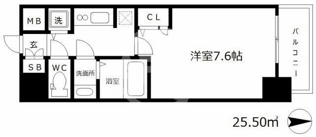 サムティ本町AGEの間取り|サムティ本町AGE　間取り