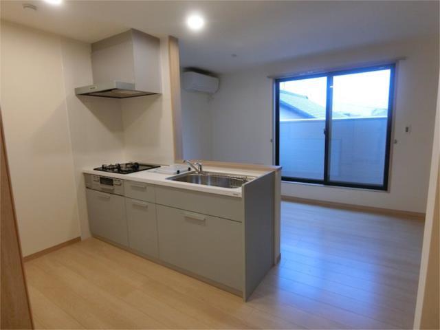 川崎市多摩区菅馬場２丁目のアパートのキッチン