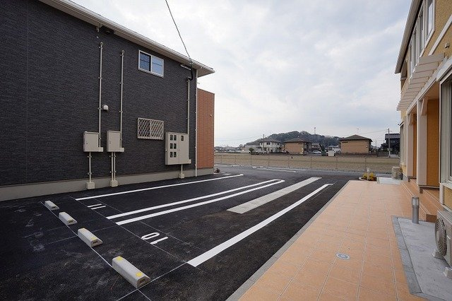 リバーサイドヴィラⅡの駐車場