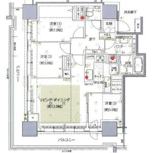 【間取り】 | ザ・タワーズフロンティア札幌