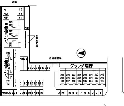 メゾン瑞穂Ⅰの駐車場