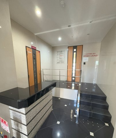 福岡市東区千早５丁目の賃貸マンションのロビー