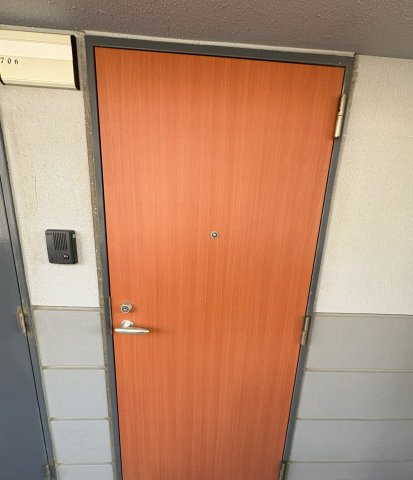 福岡市東区千早５丁目の賃貸マンションの玄関