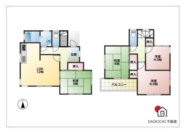 【間取り】 | 寄居町鉢形　中古戸建