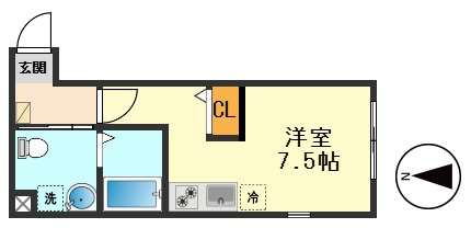 ハーモニーテラス北小岩ⅩⅥの間取り