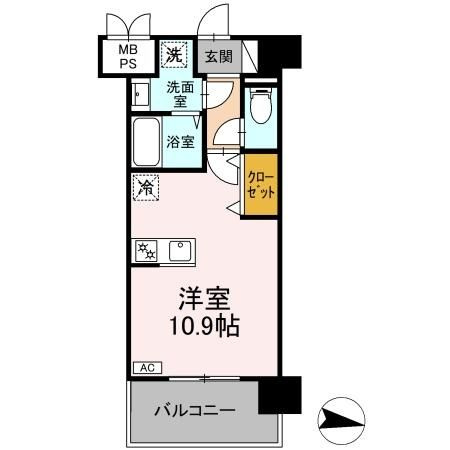 ＳＱＵＡＲＥ光の森駅前の間取り