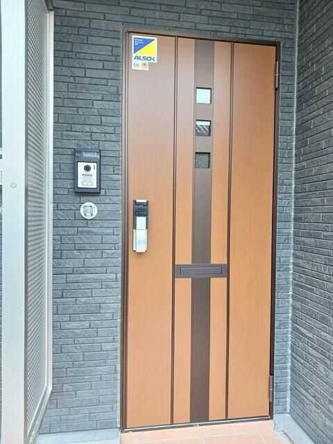 ヤングウッズ柏の葉Ⅱのエントランス