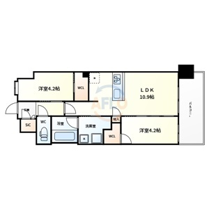 スプランディッド城東関目（関目小学校区）の間取り|スプランディッド城東関目　間取り