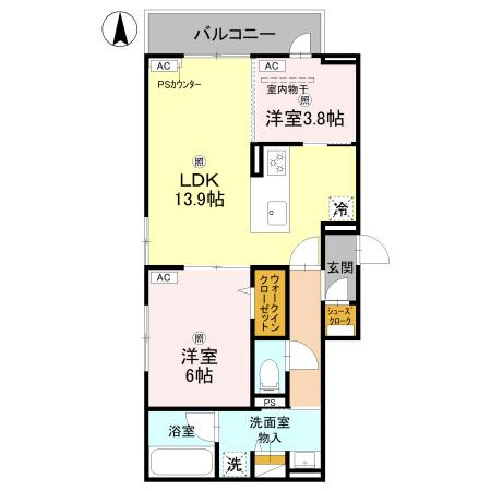 クラシスト新金岡の間取り