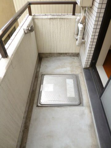スカイコート東武練馬のバルコニー