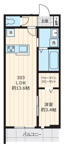 グリシーヌの間取り