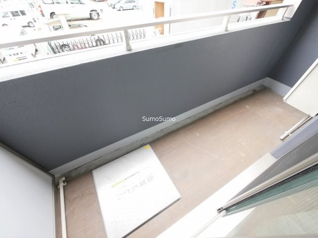 エステムコート北堀江のバルコニー