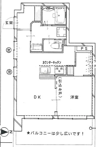 グランドピア道頓堀の間取り