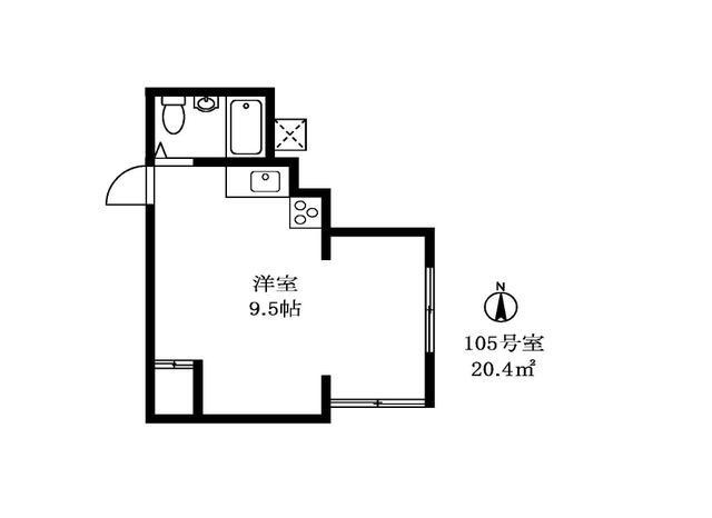 メゾン本庄の間取り
