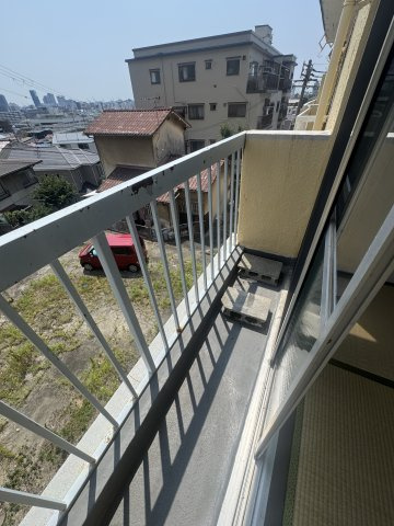 氷室ハイツのバルコニー