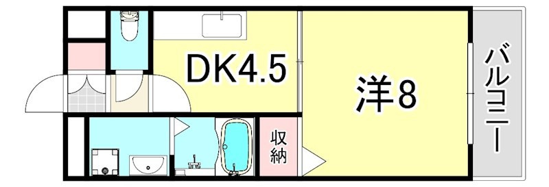 コスモスコートの間取り