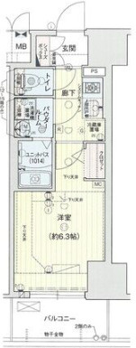 ファステート大阪グリーンの間取り