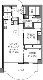 パレ神楽坂の間取り